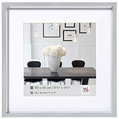 walther design Steel Style 40x40 silver