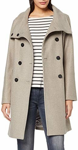 S.Oliver Double-Breasted Coat In A Wool Look brown melange (05.909.52.8225)
