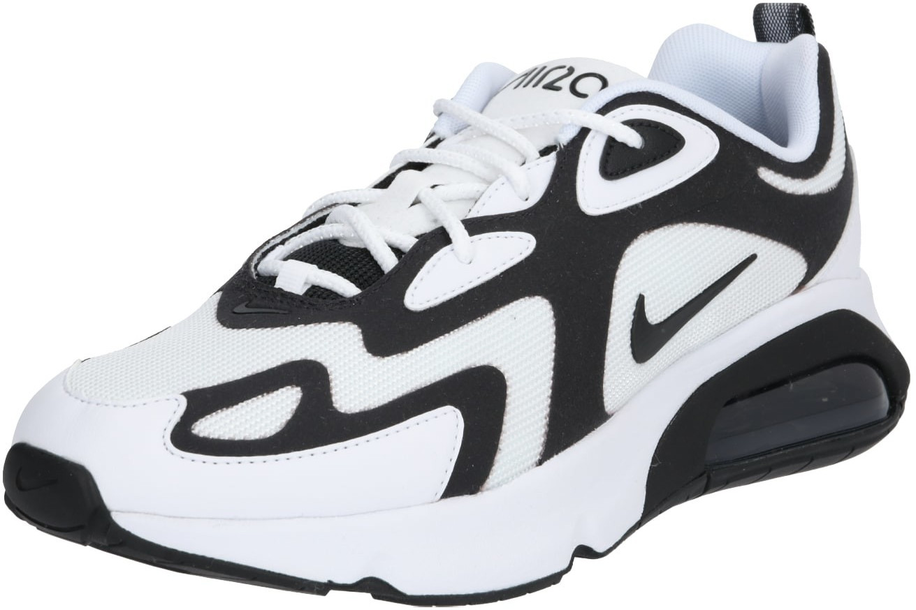 nike air max 200 white black