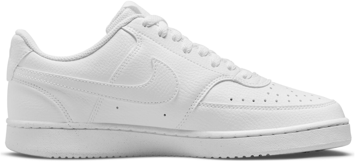 nike court vision low white metallic