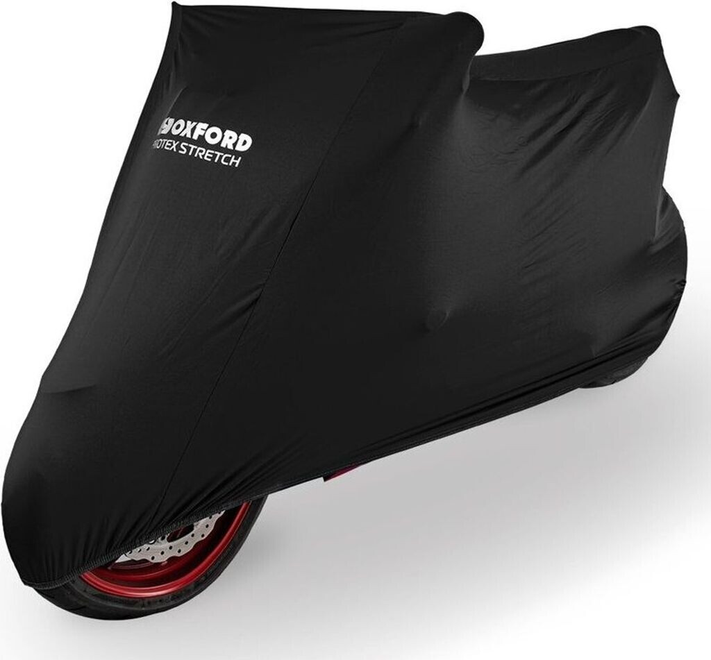 Funda Para Moto Oxford Protex Premium - Cubierta Elástica Interior, Tamaño Pequeño, Negra, 2 Años Garantía