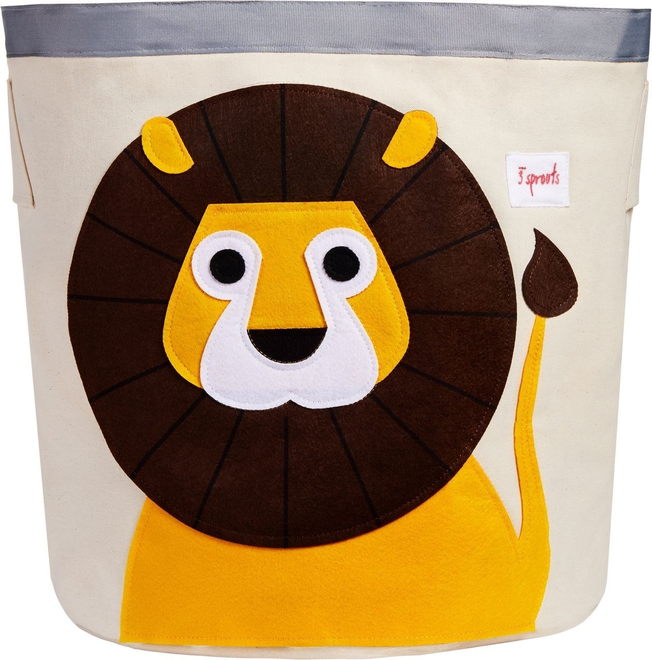 3 Sprouts Sac à jouets lion