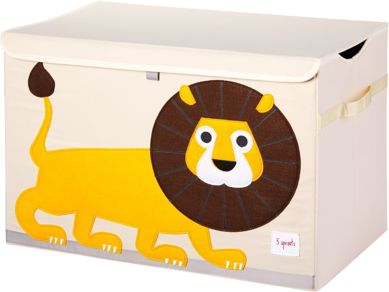 3 Sprouts Coffre à jouets lion