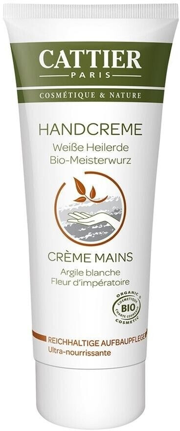Cattier Hand Cream White Clay (75 ml)