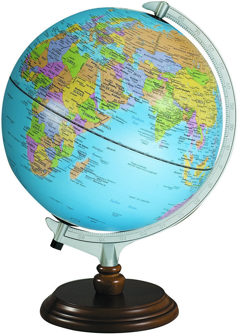 SiGN Globe base bois 30 cm