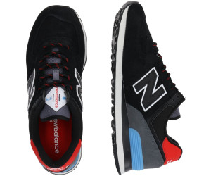 new balance 574 black velocity red