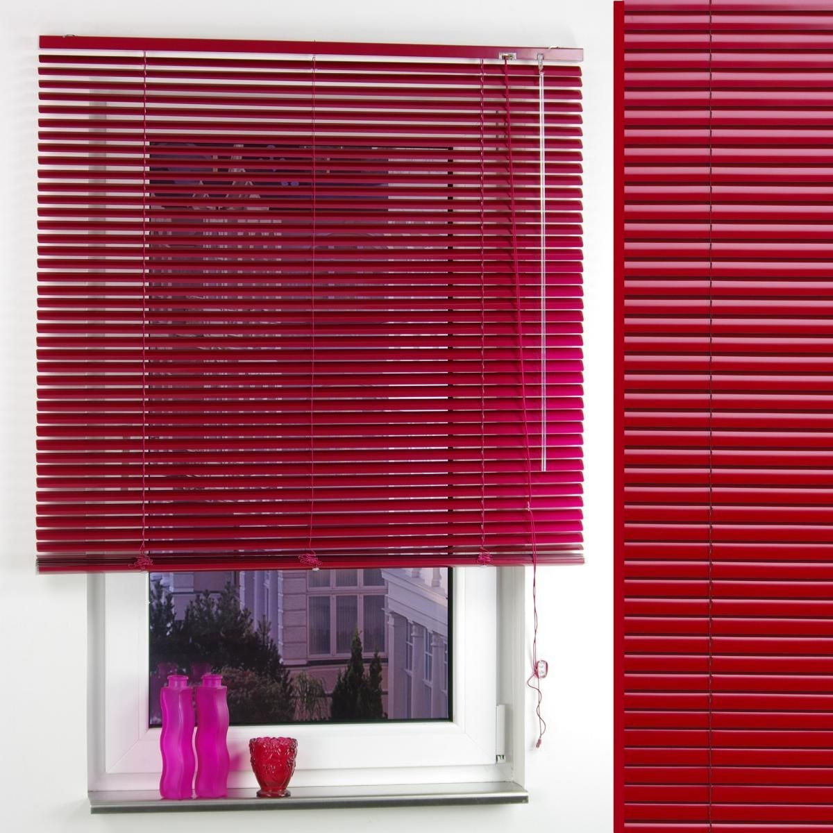 Colours | rot (160x160cm) Preisvergleich bei Liedeco 22,90 25mm € Aluminium-Lamellen ab Young