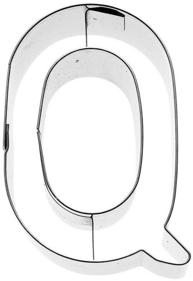 Birkmann Cookie cutter letter Q stainless steel