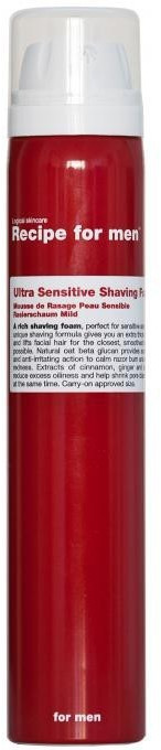 Recipe for Men Mousse à raser peau sensible (100 ml)