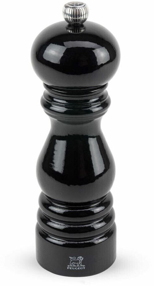 Peugeot Moulin à sel Paris 18 cm noir laqué