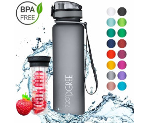 720 DGREE Trinkflasche Wasserflasche Fruchteinsatz 0,5L BPA-Frei uberBottle 