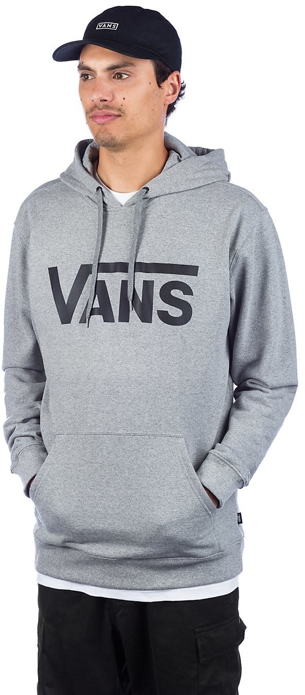 Vans black hoodie mens discount