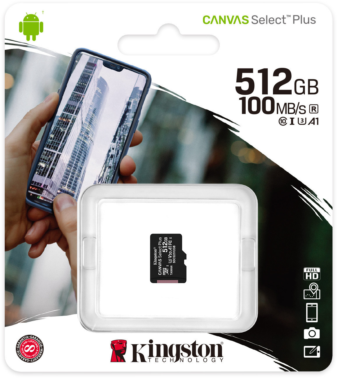 Sandisk Ultra MicroSDXC 512Gb, Carte Mémoire C10 UHS-I Full HD Video  Vitesse 100 Mo/s à prix pas cher