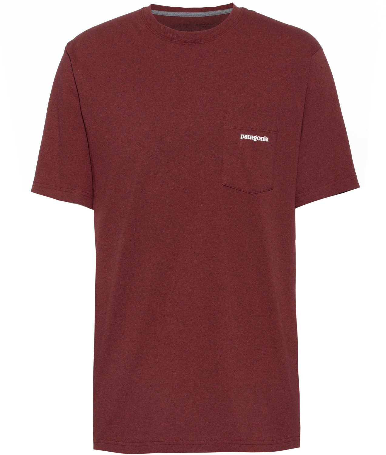 Patagonia Men's P-6 Logo Pocket Responsibili-Tee oxide red