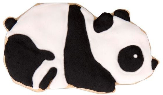 Städter Embossing Cookie Cutter Panda geometric 7.5 cm