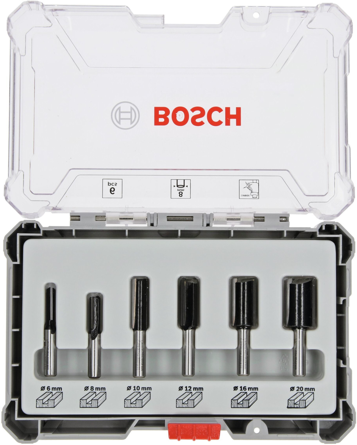 Bosch HM-Fräserset 8 mm Schaft 6-teilig kaufen bei OBI