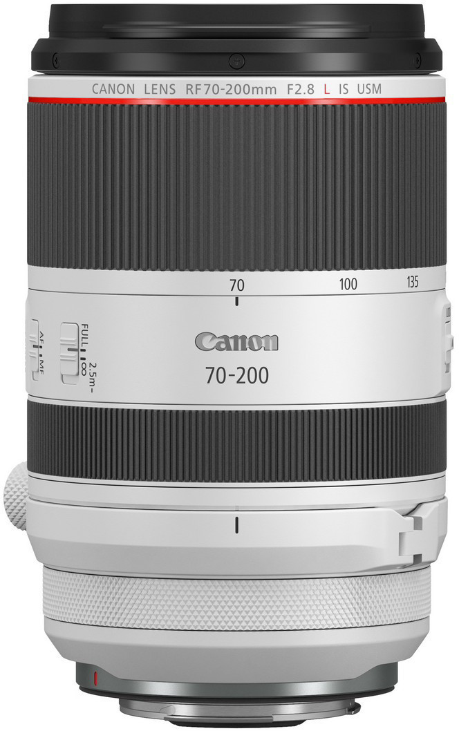 Canon RF 70-200mm Telezoomobjektiv F2.8L IS USM für EOS R weiß