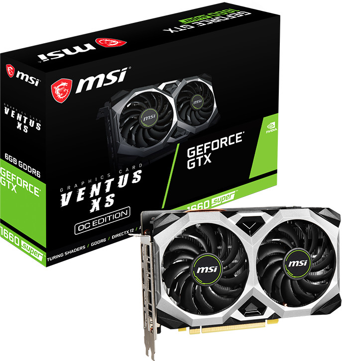 MSI GeForce GTX 1660 Super Ventus XS OC 6 Go GDDR6