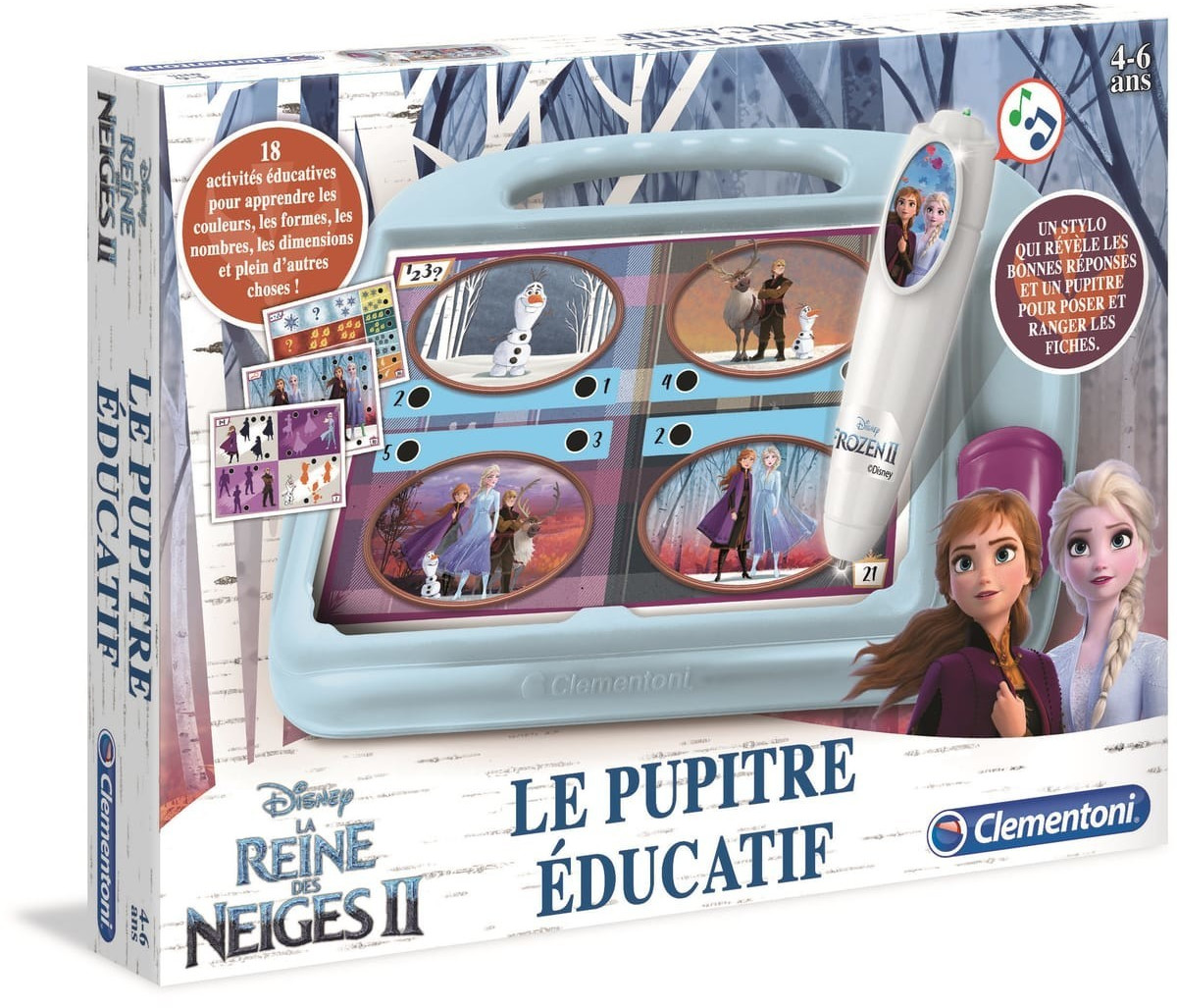 Jeu Disney Le pupitre éducatif La Reine des Neiges 2 Clementoni - Tablettes  educatives - Achat & prix