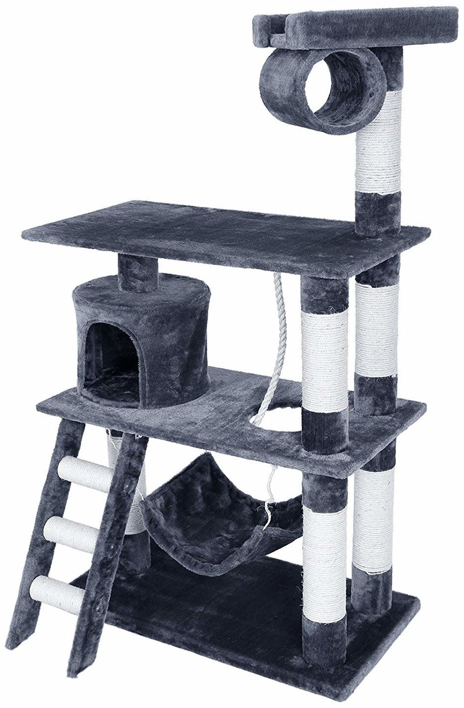 Feandrea Kratzbaum mit Hängematte und Treppe 140cm (PCT63G) ab 54,96 € | Preisvergleich bei ...