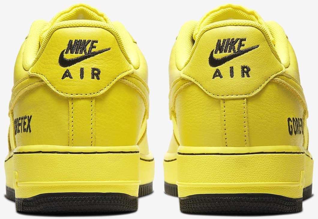 nike gore tex air force 1 yellow