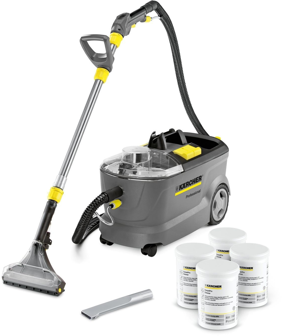 Karcher Puzzi 10/1 with crevice nozzle