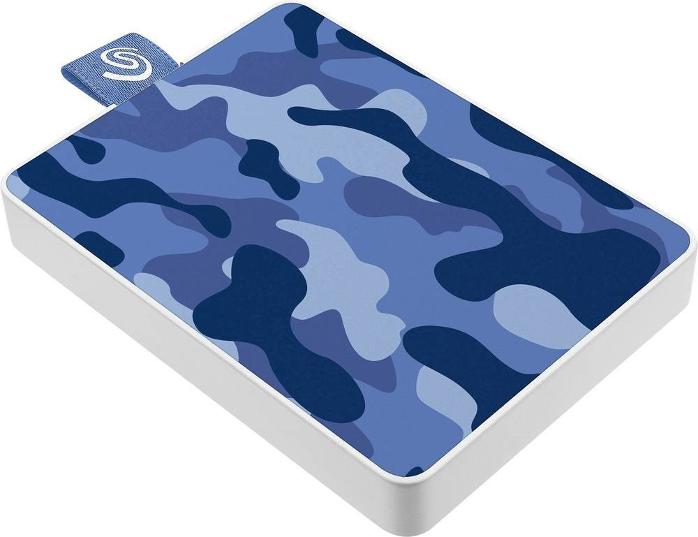 Seagate One Touch SSD 500GB Camo Blue