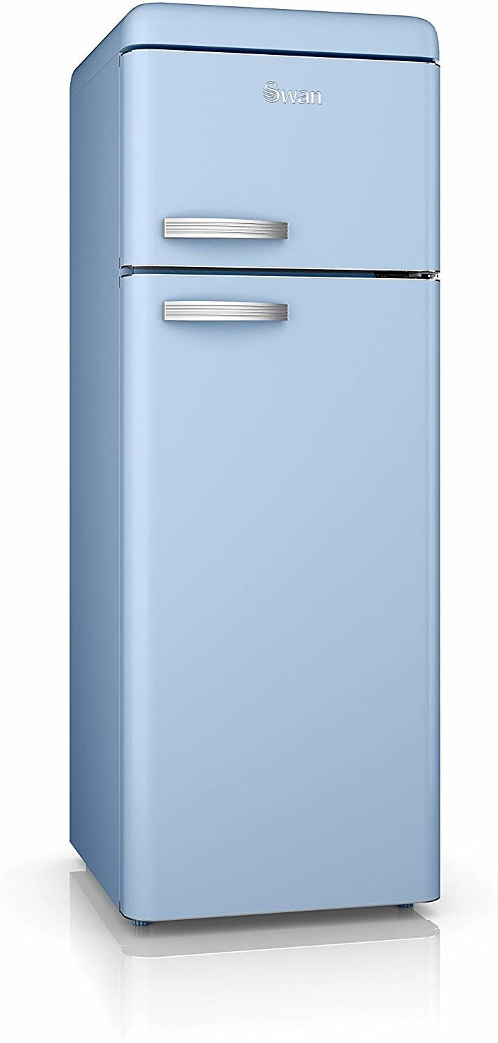 Swan orange discount fridge freezer