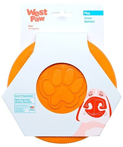 West Paw Design Frisbee pour chien 16cm orange West Paw Design Frisbee pour chien 16cm orange