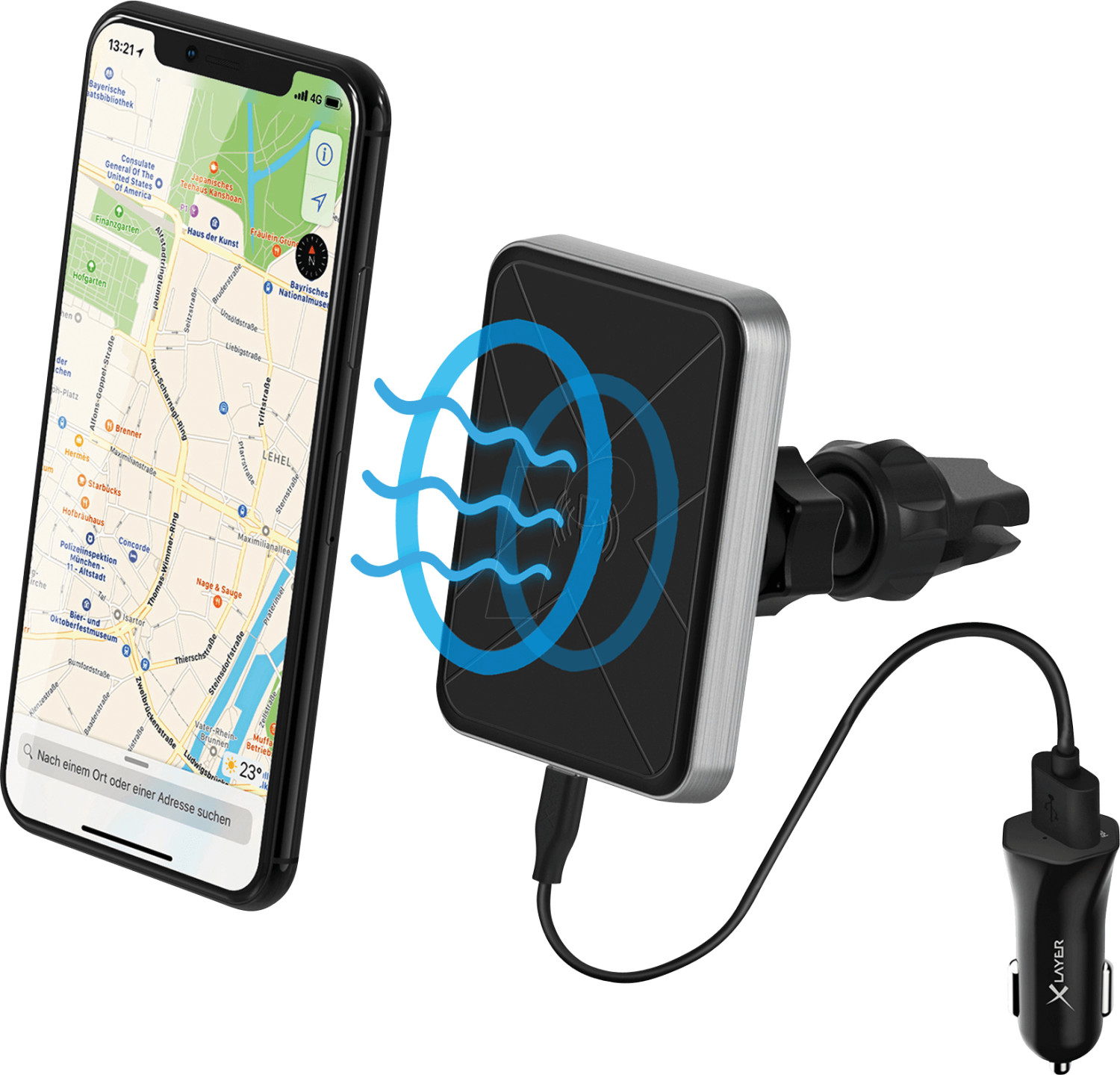 Xlayer Magfix Wireless Charging Qi Car Start kit