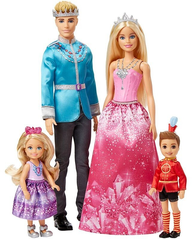 Barbie Dreamtopia 4-Doll Giftset - Royal Family (FPL90)