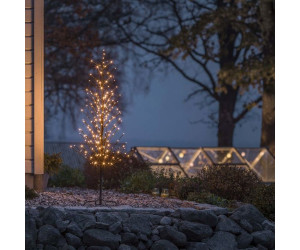 LED-Lichterbaum Schwarz Klein mit Glimmereffekt - Baum beleuchtet