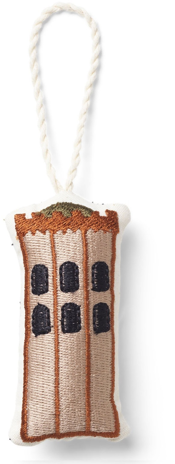 Ferm Living Copenhagen Embroidered Ornament The Round Tower (100498651)