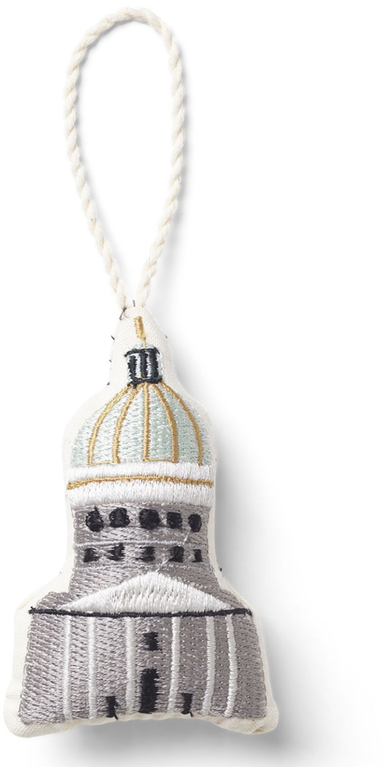 Ferm Living Copenhagen Embroidered Ornament The Marble Church (100494651)