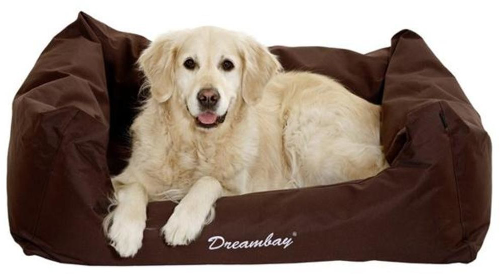 Flamingo Lit pour chien 120x95x28cm marron foncé Flamingo Lit pour chien 120x95x28cm marron foncé