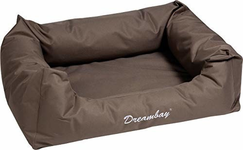 Flamingo Dog Cushion Dreambay Square 120x95x28cm Taupe