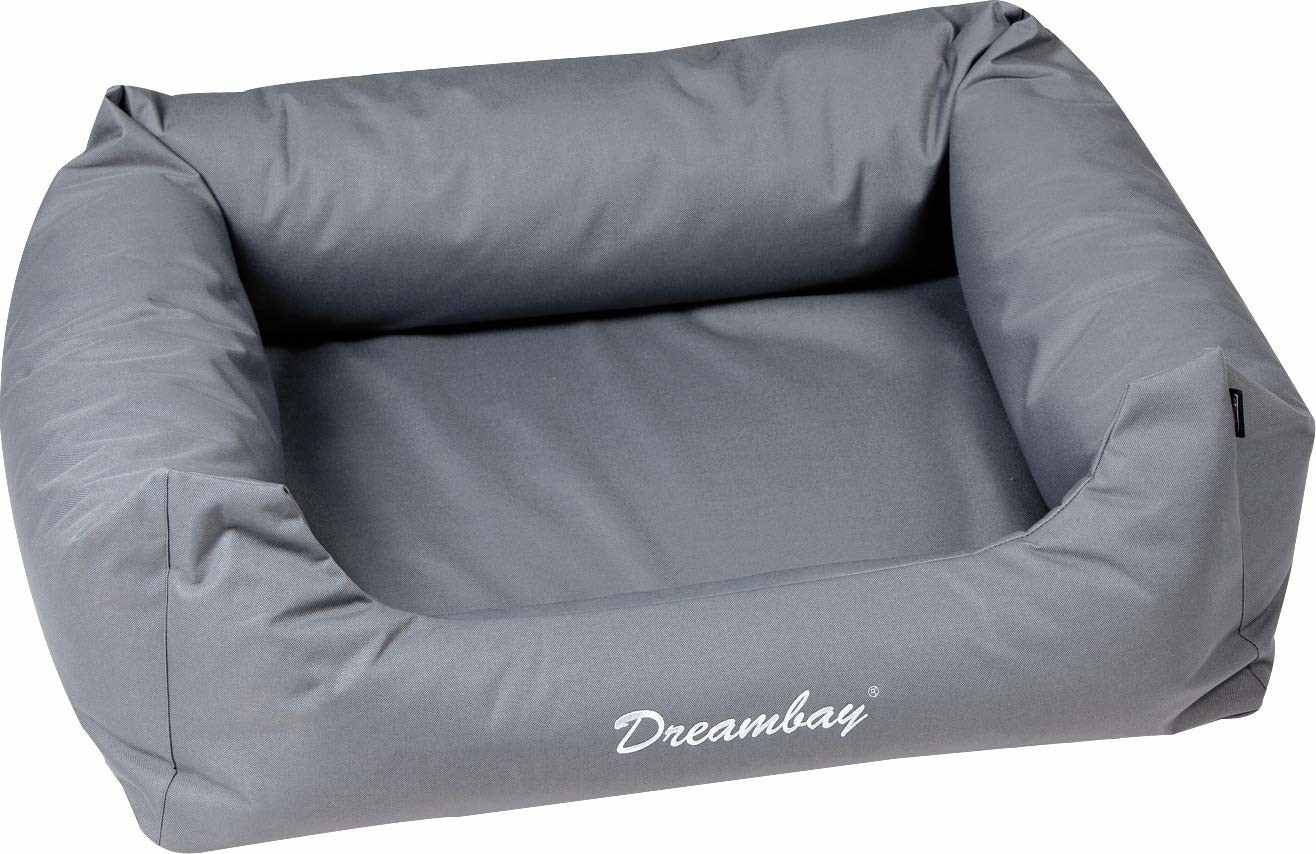 Flamingo Dog Cushion Dreambay Square 100x80x25cm Grey