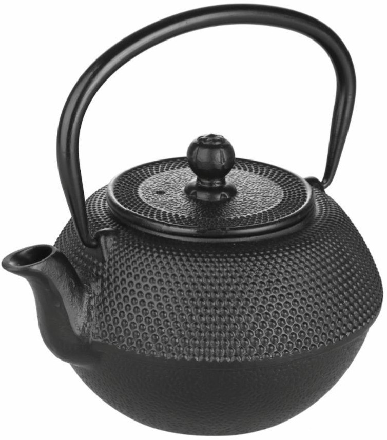 ibili Théière en fer fondu Noir 0,34 L