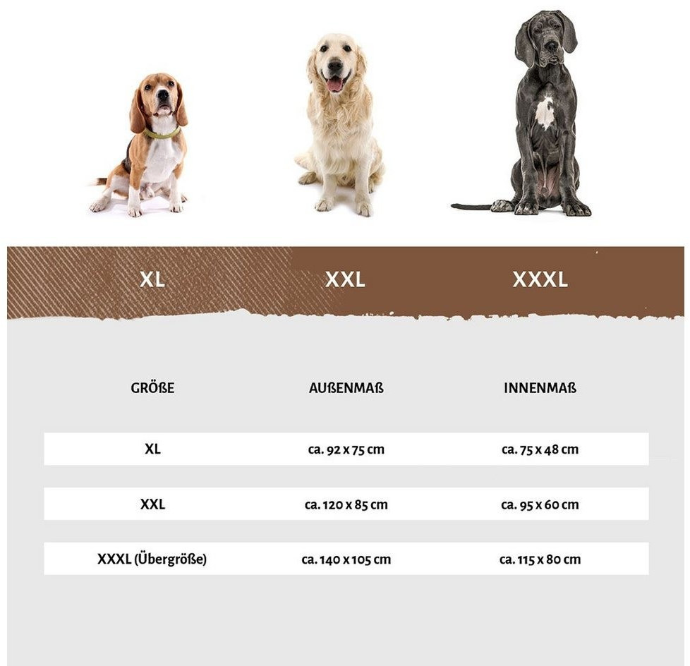 Knuffelwuff Lit pour chien Square XL Brown