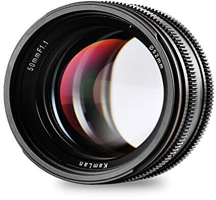 SainSonic Kamlan 50mm f1.1 MFT