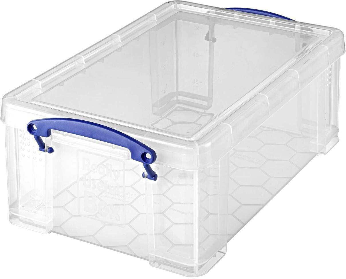 Really Useful Products Plastic Storage Box 9 l transparent
