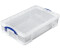 Really Useful Products Plastic Storage Box 33 L transparent