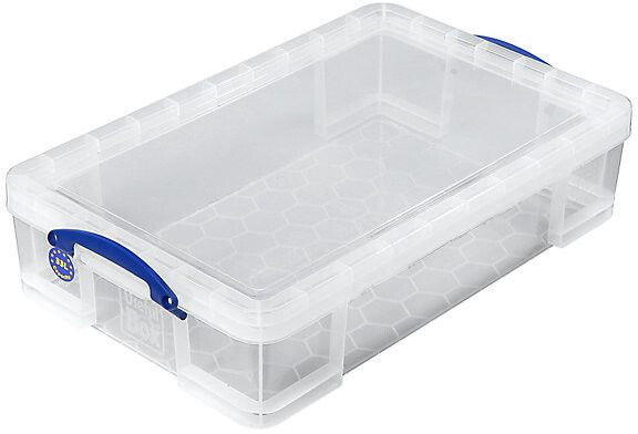 Really Useful Products Plastic Storage Box  33 L transparent