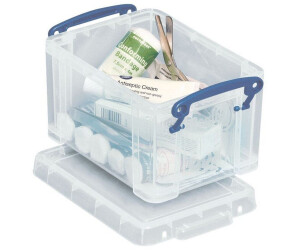 Really Useful Box Kunststoff-Boxen transparent 1,6 l Aufbewahrungsbox 19,5cmx13,5cmx11,0cm