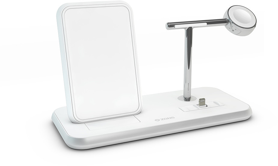Zens Stand + Dock + Watch Aluminium QI Charger
