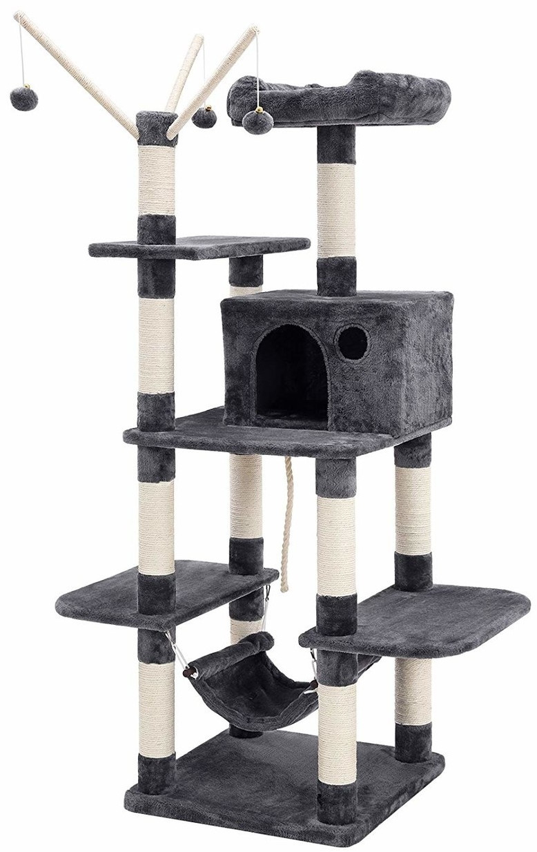 Feandrea Scratching Post 154cm Dark Grey (PCT86G)