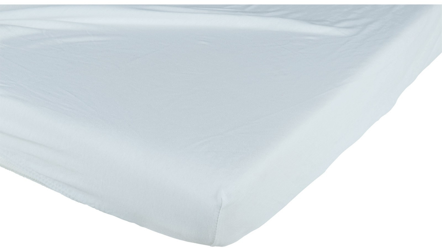 Candide Drap-housse coton 60 x 120 cm bleu ciel