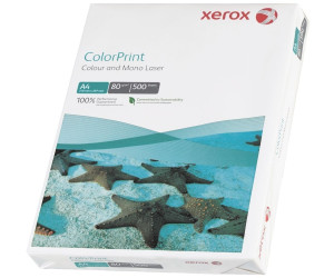 Karton mit 5 Pack a 500 Blatt Xerox 003R95248 Premium Farblaser-Papier Druckerpapier ColorPrint Din A4 80 g/m² weiß