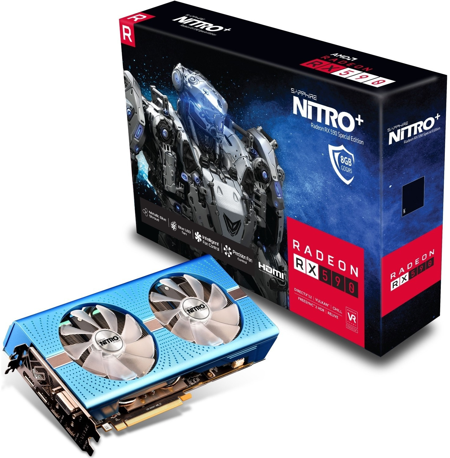 Sapphire Radeon RX 590 NITRO+ Special Edition OC 8GB GDDR5
