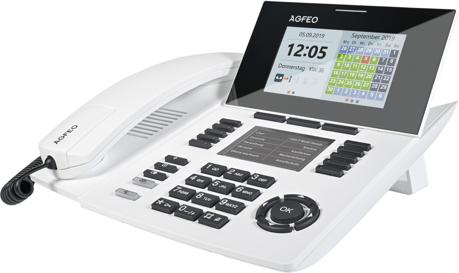 Agfeo ST 56 SENSORfon blanc